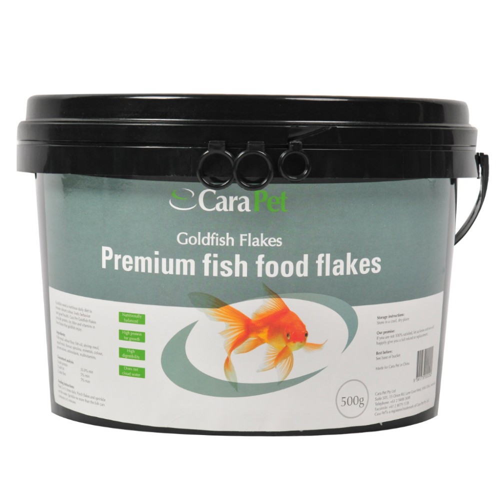 Pet fish outlet food